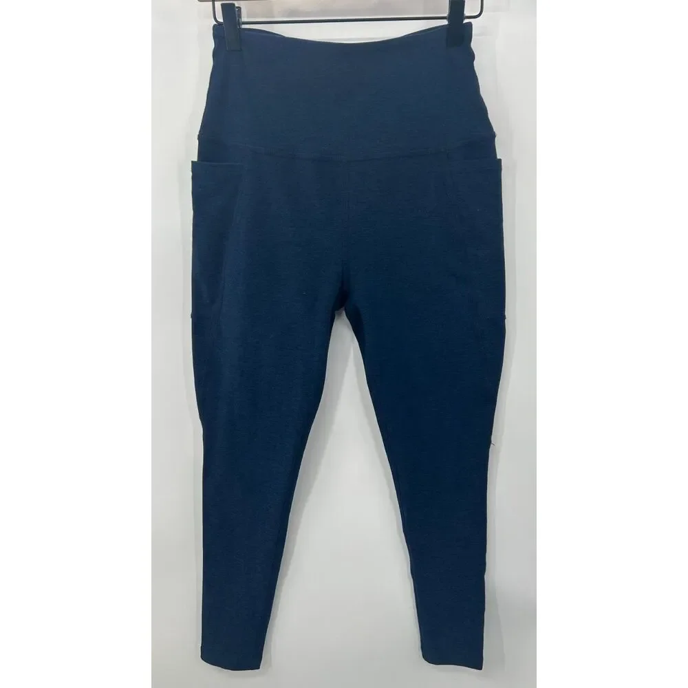 Beyond Yoga SD3452 Spacedye Out of Pocket High Waisted Midi Legging L Blue - Picture 4 of 7